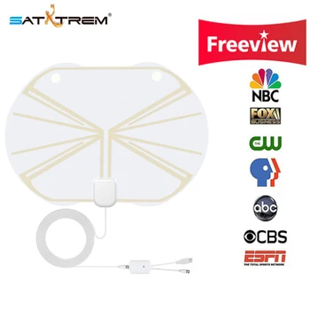 TV Antenna Indoor HD Digital TV Antenna with 80 Miles Long Range Amplifier HDTV Signal Booster Upgraded Version for DVB-T/DVB-T2
TV Antenna Indoor HD Digital TV Antenna with 80 Miles Long Range Amplifier HDTV Signal Booster Upgraded Version for DVB-T/DVB-T2