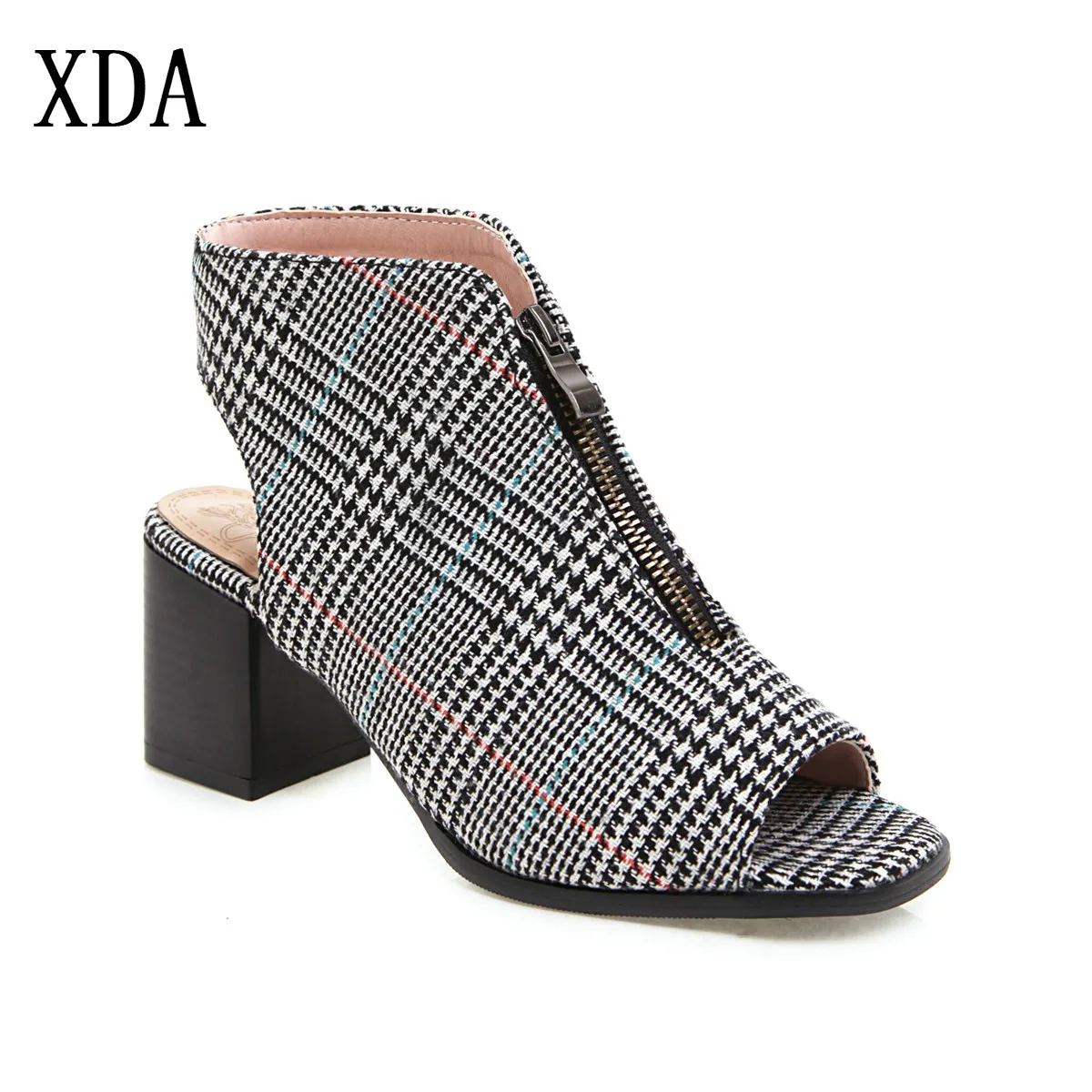 XDA 2019 Women high heel open toe sandals gladiator vintage square heel platform zipper pumps ladies sandals big size 35-43 D240
XDA 2019 Women high heel open toe sandals gladiator vintage square heel platform zipper pumps ladies sandals big size 35-43 D240