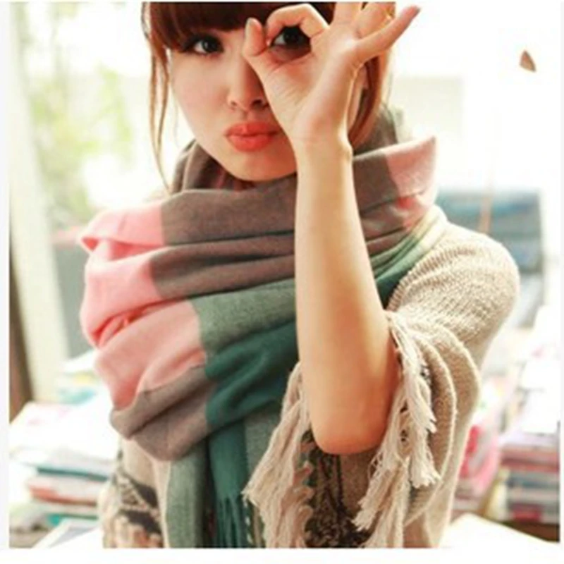 LARRIVED 2019 Autumn Winter Female Cashmere Pashmina Women Cashmere Scarves Wide Lattices Long Shawl Wrap Blanket Warm Tippet
LARRIVED 2019 Autumn Winter Female Cashmere Pashmina Women Cashmere Scarves Wide Lattices Long Shawl Wrap Blanket Warm Tippet