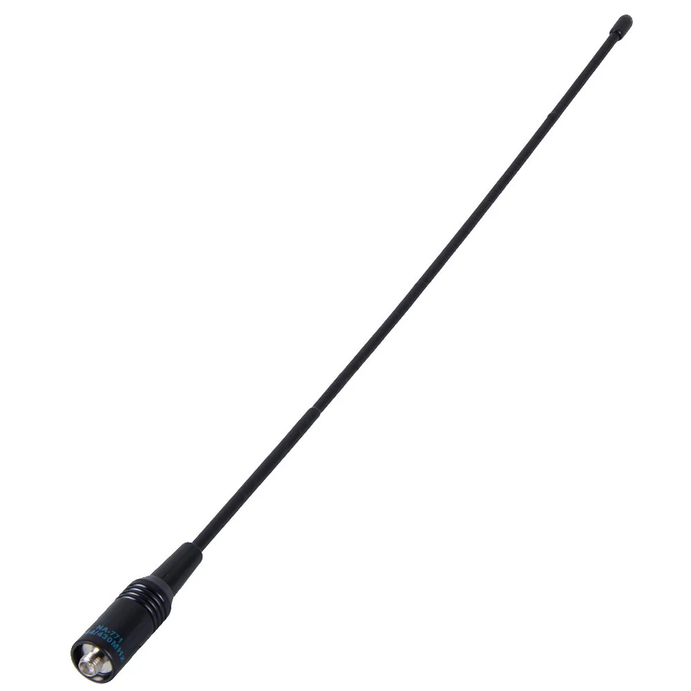 NA-771 SMA-F SMA Female Dual Wide Band Flexible Antenna VHF/UHF 144/430MHz for Kenwood BAOFENG UV-5R BF-888S
NA-771 SMA-F SMA Female Dual Wide Band Flexible Antenna VHF/UHF 144/430MHz for Kenwood BAOFENG UV-5R BF-888S