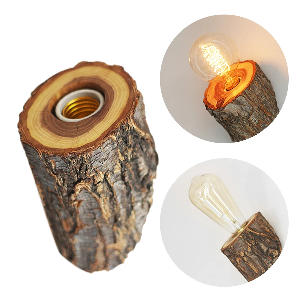 E27 Indoor Decoration Led Light Base Simple Easy Install Bedside Corridor Retro Hotel Bedroom DIY Wooden Home 
E27 Indoor Decoration Led Light Base Simple Easy Install Bedside Corridor Retro Hotel Bedroom DIY Wooden Home