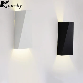 Konesky 10W LED Wall Light for Home Dual-Head Geometry Bedside Lamp Bathroom Indoor Lighting Warm White SMD 5730 AC 85-265V
Konesky 10W LED Wall Light for Home Dual-Head Geometry Bedside Lamp Bathroom Indoor Lighting Warm White SMD 5730 AC 85-265V