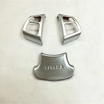For Suzuki Vitara Escudo 2015 2016 ABS Chrome Steering Wheel Trim Cover Decoration Moulding Frame Trim Car Styling Accessories
For Suzuki Vitara Escudo 2015 2016 ABS Chrome Steering Wheel Trim Cover Decoration Moulding Frame Trim Car Styling Accessories