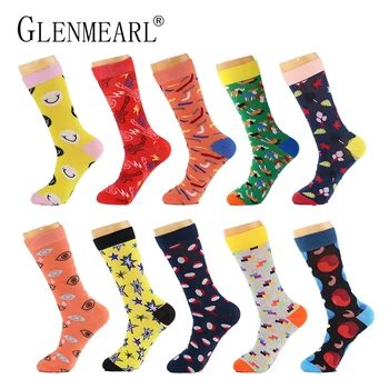 10 Pairs/Lot Men Socks Combed Cotton Brand Spring Fall Plus Size Quality Business Coolmax Pattern Funny Happy Dress Male Socks
10 Pairs/Lot Men Socks Combed Cotton Brand Spring Fall Plus Size Quality Business Coolmax Pattern Funny Happy Dress Male Socks