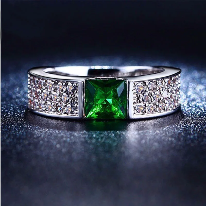 Fine Jewelry Have S925 Logo Real 925 Sterling Silver Ring Set Luxury 1 Carat Green Zircon Stone Wedding Rings for Women YR052
Fine Jewelry Have S925 Logo Real 925 Sterling Silver Ring Set Luxury 1 Carat Green Zircon Stone Wedding Rings for Women YR052