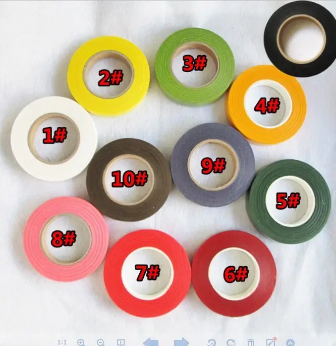 2PC 30 Yard 12MM Paper Tape Florist Floral Stem Tape Craft Roll Dark Green Artificial Flower Bouquet Stem Wrap Adhesive Tapes
2PC 30 Yard 12MM Paper Tape Florist Floral Stem Tape Craft Roll Dark Green Artificial Flower Bouquet Stem Wrap Adhesive Tapes