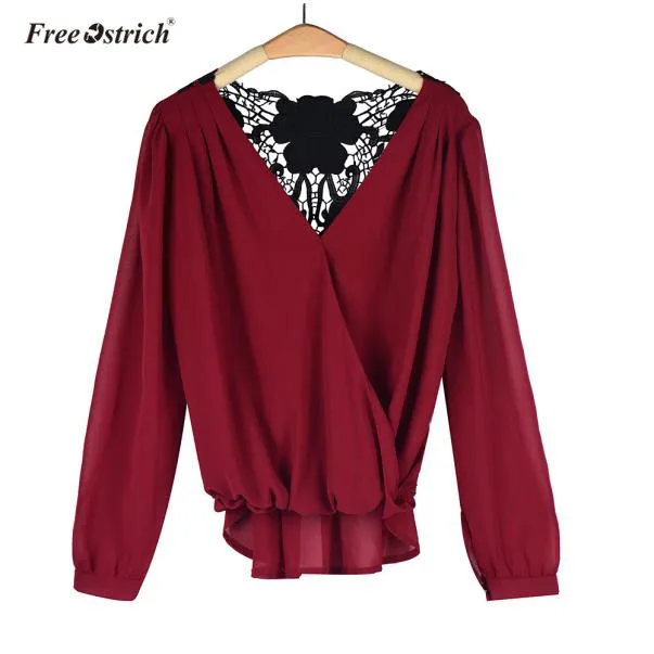 Free Ostrich High Quality Summer 2018 New Fashion Women V-neck Long Sleeve Shirt Casual Blouse Loose Shirt
Free Ostrich High Quality Summer 2018 New Fashion Women V-neck Long Sleeve Shirt Casual Blouse Loose Shirt
