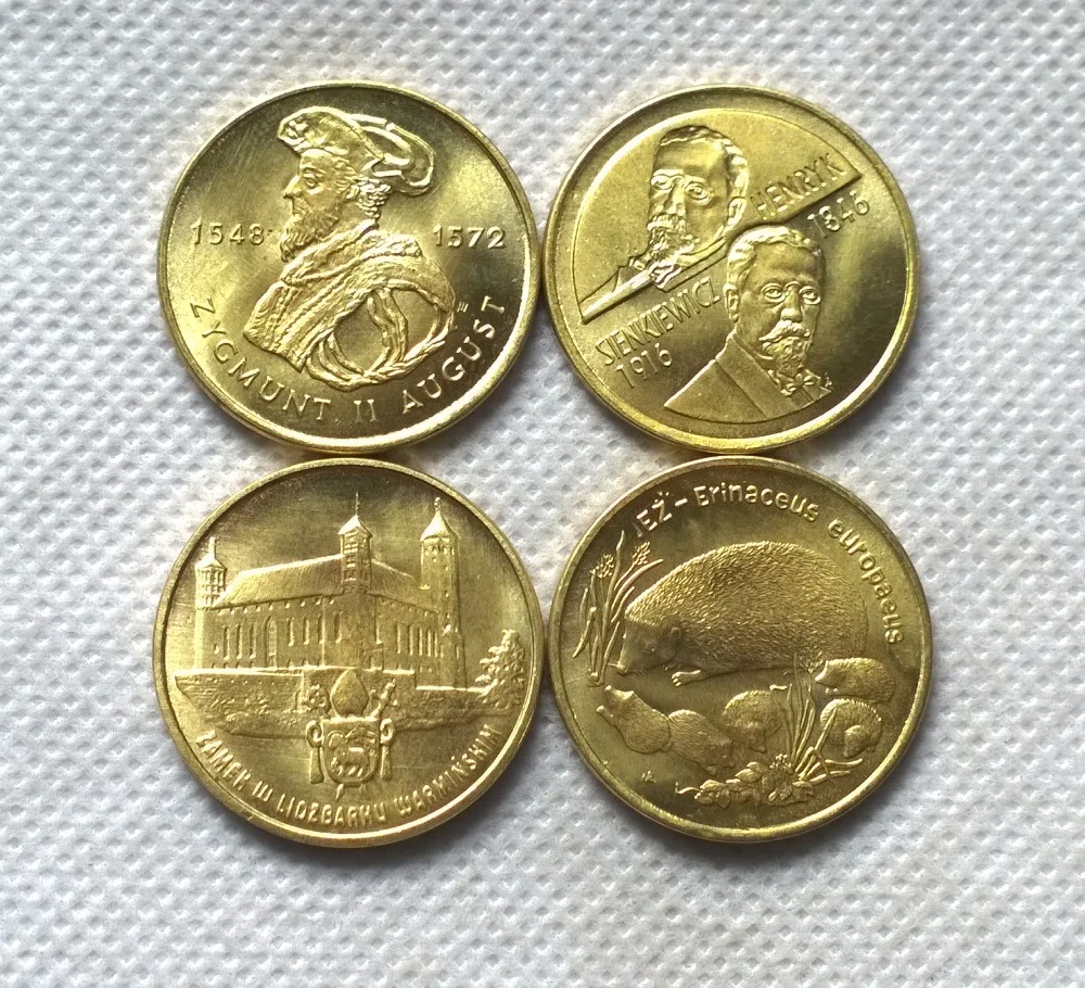 POLAND FULL SET OF 4 COINS 1996 NORDIC COIN COPY-replica coins medal coins collectibles
POLAND FULL SET OF 4 COINS 1996 NORDIC COIN COPY-replica coins medal coins collectibles