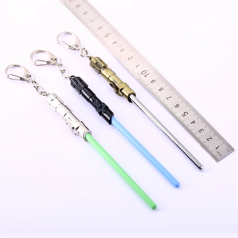 1 PCS Cosplay Toys Star Wars Metal keychain Lightsaber Light Saber Telescopic key ring Figure Toys TY96
1 PCS Cosplay Toys Star Wars Metal keychain Lightsaber Light Saber Telescopic key ring Figure Toys TY96