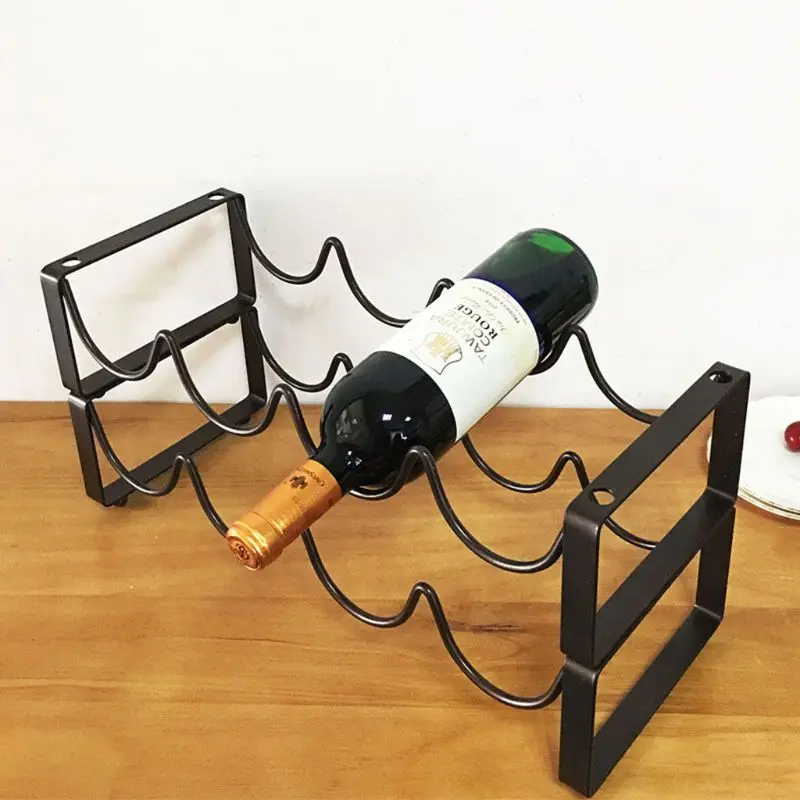 4 Bottles Metal Stackable Red Wine Holder Storage Rack Space Saver Display Stand Kitchen Bar Tools
4 Bottles Metal Stackable Red Wine Holder Storage Rack Space Saver Display Stand Kitchen Bar Tools