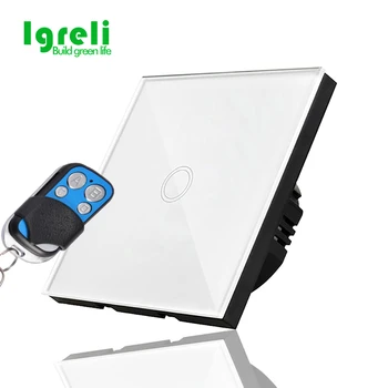free shipping,igreli eu standard remote switch,white crystal glass panel, 170~240V wall light touch screen switches
free shipping,igreli eu standard remote switch,white crystal glass panel, 170~240V wall light touch screen switches