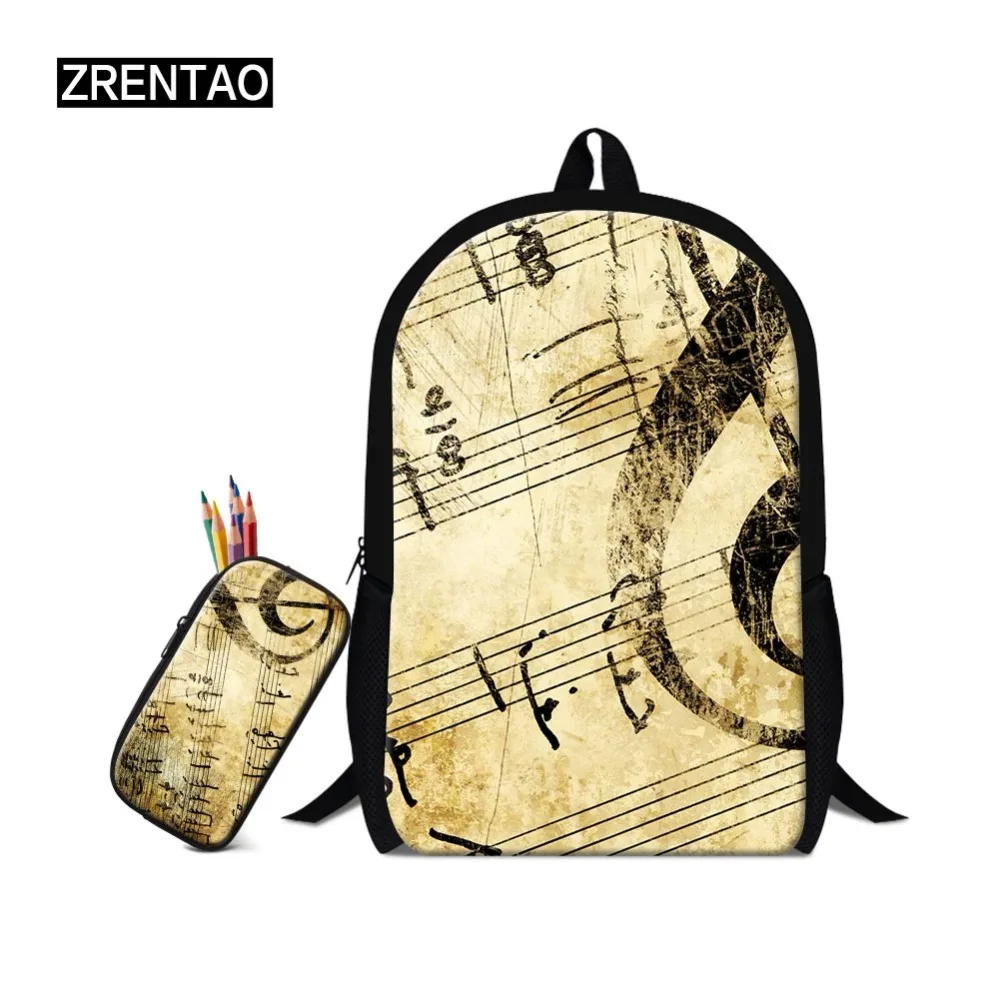 ZRENTAO 17 inch mochilas + Pencil case 3D musical note print backpack for children 2 PCS/Set boys schoolbags polyester rugzak
ZRENTAO 17 inch mochilas + Pencil case 3D musical note print backpack for children 2 PCS/Set boys schoolbags polyester rugzak