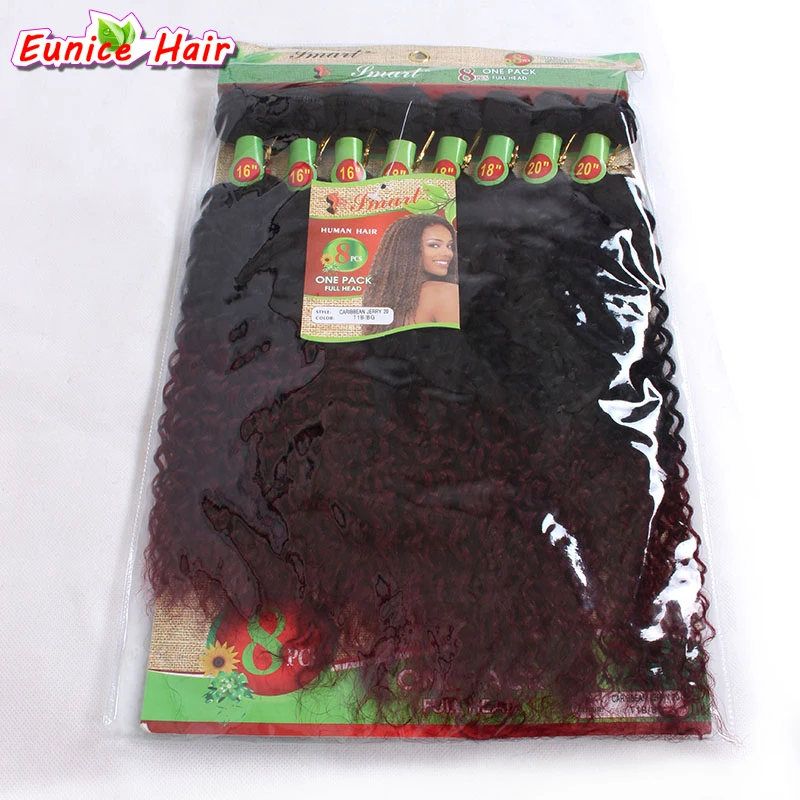 Ombre 16-20inch 8pcs/lot Unprocessed Long Curly Hair Bundles Ombre Burgundy Brazilian Jerry Curl Black Women Hairstyle
Ombre 16-20inch 8pcs/lot Unprocessed Long Curly Hair Bundles Ombre Burgundy Brazilian Jerry Curl Black Women Hairstyle