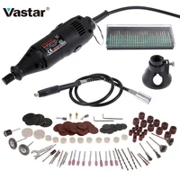 Vastar 220V Power Tools Electric Mini Drill with Flex shaft 143pcs Rotary Tools Accessories For Dremel Drill Tools image