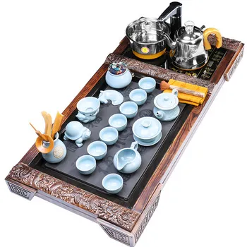 Simple Household Solid Wood Tea Set Complete Set Tea Ceremony Teapot Electric Magnetic Furnace Set Gift giving Preferred gift
Simple Household Solid Wood Tea Set Complete Set Tea Ceremony Teapot Electric Magnetic Furnace Set Gift giving Preferred gift