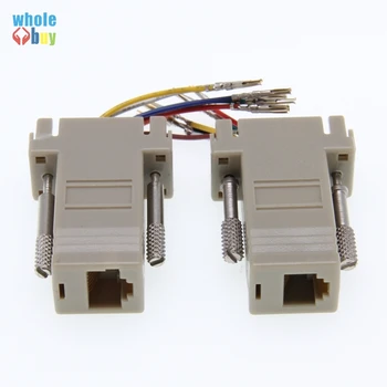 100pcs/lot DB9 Female To RJ12 RJ45 Female DB9 To RJ45 DB9 To RJ12 Adapter for Computer Connection of 9-pin Serial Equipment
100pcs/lot DB9 Female To RJ12 RJ45 Female DB9 To RJ45 DB9 To RJ12 Adapter for Computer Connection of 9-pin Serial Equipment
