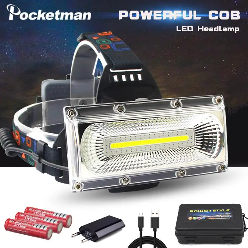 Super Bright COB LED Headlight Repair Light Head Lamp USB Rechargeable Waterproof Headlamp 18650 Battery Fishing Lighting
Super Bright COB LED Headlight Repair Light Head Lamp USB Rechargeable Waterproof Headlamp 18650 Battery Fishing Lighting