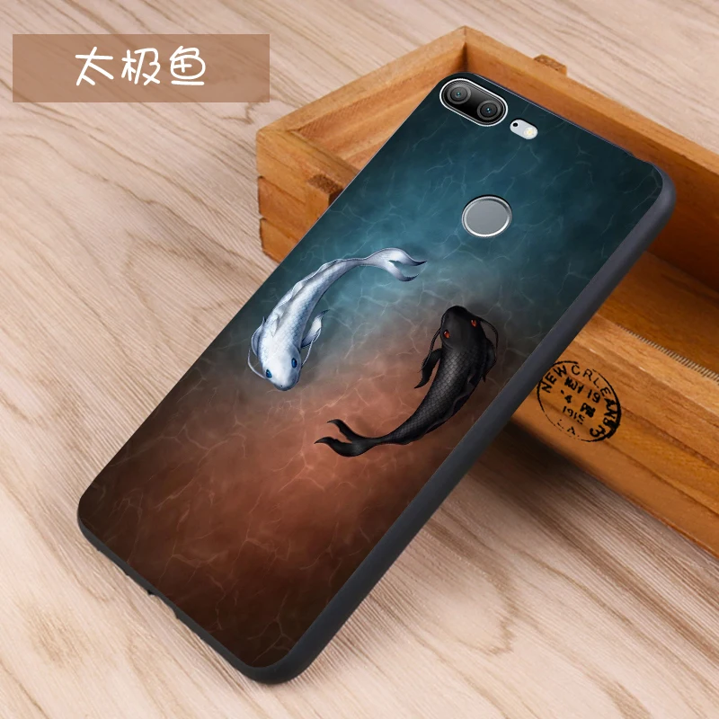 Huawei Honor 9 lite Case Original Cover for Huawei Honor 9 lite Case Bag honor 9 lite Cover Skin Wolf Fish Skull Fundas 100% 25