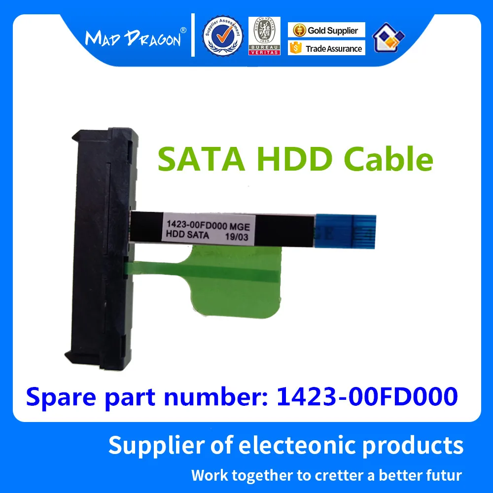 New Original 1423-00FD000 HP ProBook 11 G1 Mini PC SSD HDD 2.5-inch Drive Cable SATA HDD SSD Hard Disk Lnterface Connector Cable
New Original 1423-00FD000 HP ProBook 11 G1 Mini PC SSD HDD 2.5-inch Drive Cable SATA HDD SSD Hard Disk Lnterface Connector Cable