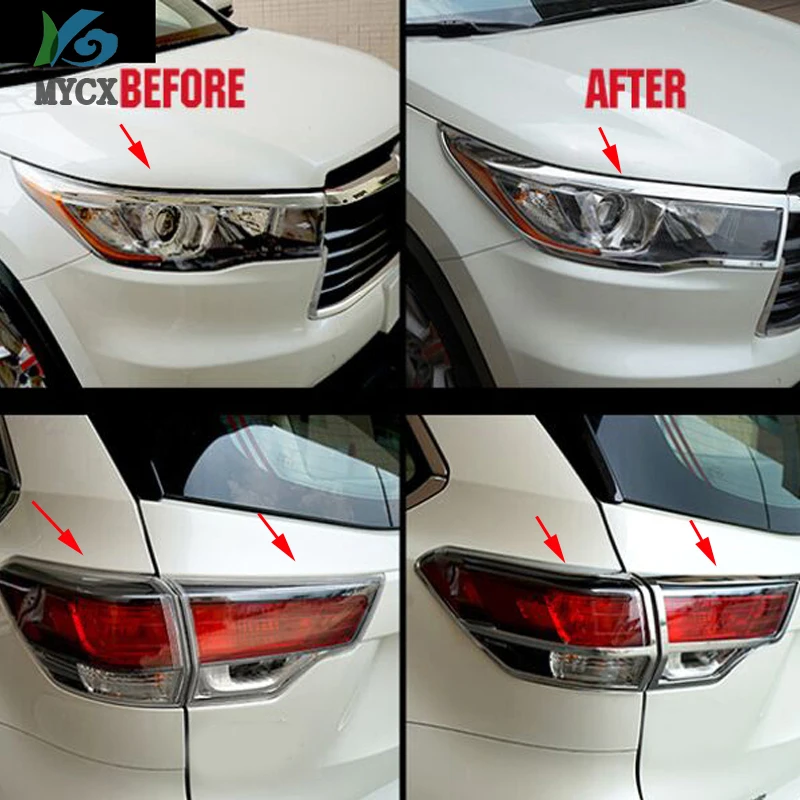 Аксессуары подходят для TOYOTA HIGHLANDER KLUGER 2014 2015, хромированная зеркальная крышка, отделочная лампа, передняя и задняя
Аксессуары подходят для TOYOTA HIGHLANDER KLUGER 2014 2015, хромированная зеркальная крышка, отделочная лампа, передняя и задняя
