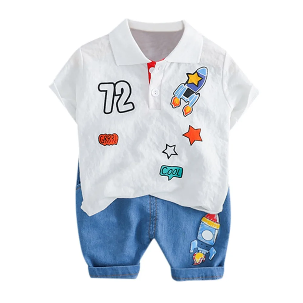 Toddler Baby Kids Boys Sleeve Cartoon Rocket Print Tops T-shirt Short Pants Casual Outfits Vetement Enfant Garcon #30
Toddler Baby Kids Boys Sleeve Cartoon Rocket Print Tops T-shirt Short Pants Casual Outfits Vetement Enfant Garcon #30