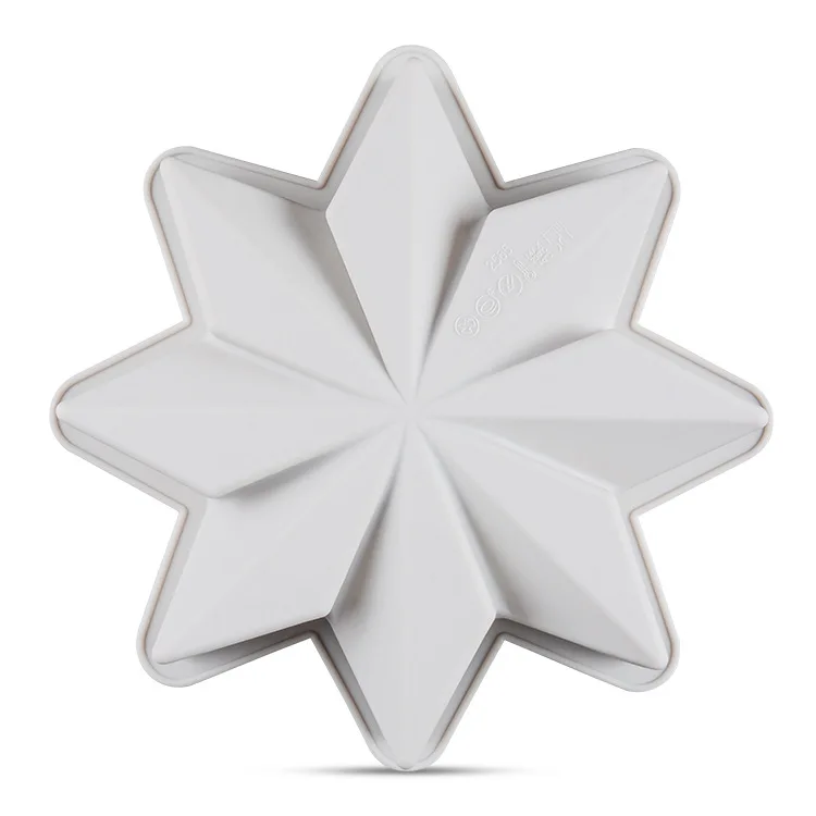 Eight Pointed Star DIY Silicone Mold For Cakes Chocolate Brownie Dessert Baking Bakeware Decoration Accessories k301
Eight Pointed Star DIY Silicone Mold For Cakes Chocolate Brownie Dessert Baking Bakeware Decoration Accessories k301