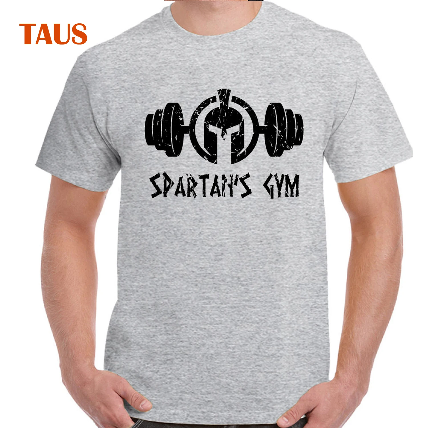 Спартанский тренажерный зал мужская футболка Gym Вес Training Top ММА Бодибилдинг