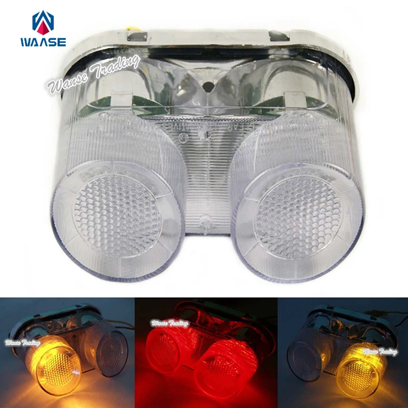 waase E-Marked Rear Taillight Tail Brake Turn Signals Blinker Integrated Led Light Smoke Lens For 2000-2001 YAMAHA YZF R1 RN04
waase E-Marked Rear Taillight Tail Brake Turn Signals Blinker Integrated Led Light Smoke Lens For 2000-2001 YAMAHA YZF R1 RN04