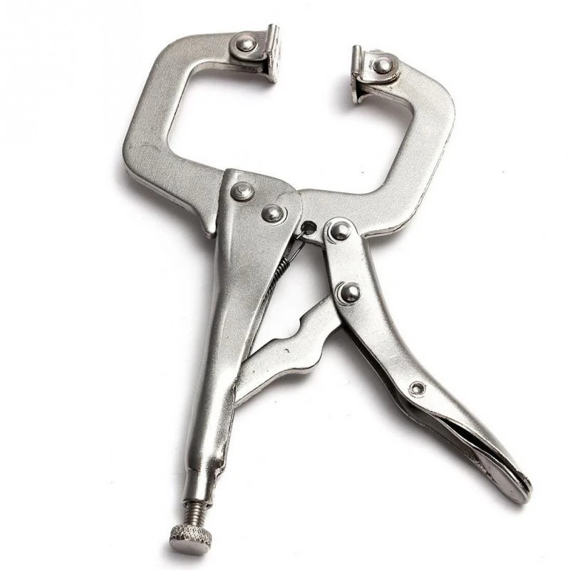 11 Inch Steel C Clamp Vise Grip Welding Locking Quick Pliers Round Wooden Locator Clips Tools
11 Inch Steel C Clamp Vise Grip Welding Locking Quick Pliers Round Wooden Locator Clips Tools