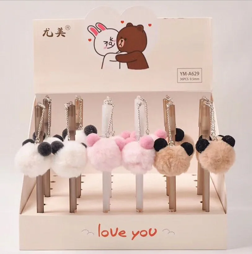 36pcs Creative Stationery Student Pen Brush Bear Gel Pen Full Needle Black Ink Pen School Supplies Office Supplies 0.5mm
36pcs Creative Stationery Student Pen Brush Bear Gel Pen Full Needle Black Ink Pen School Supplies Office Supplies 0.5mm