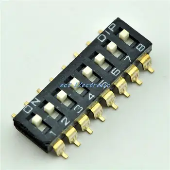 Toggle switch 8 2.54mm SMD DIP coding switch gilded 10