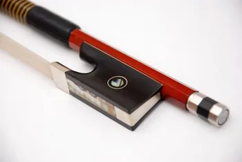 1/4 Brazil Wood Octagonal Stick Mongilia Horse Hair Bow Ebony Frog Parisan Eye Nickel Silver Fitting Button Violin Bow FP850B
1/4 Brazil Wood Octagonal Stick Mongilia Horse Hair Bow Ebony Frog Parisan Eye Nickel Silver Fitting Button Violin Bow FP850B