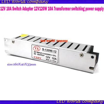 12V 10A 120w Voltage Transformer Switch Power Supply for Led Strip Led control Led switch LED display
12V 10A 120w Voltage Transformer Switch Power Supply for Led Strip Led control Led switch LED display