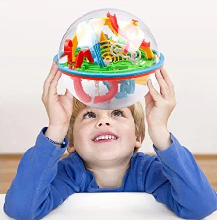 Maze Ball Game 3D Intellect Ball with 100 Challenging Barriers 3D Labyrinth Ball for Kids 3D Puzzle Toy Magical Maze Ball Brain
Maze Ball Game 3D Intellect Ball with 100 Challenging Barriers 3D Labyrinth Ball for Kids 3D Puzzle Toy Magical Maze Ball Brain