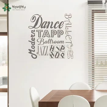 YOYOYU Wall Decal Ballet Motivational Quote Wall Sticker Interior Removable Dancer Bedroom Decoration Adhesive Decor Mural CY216
YOYOYU Wall Decal Ballet Motivational Quote Wall Sticker Interior Removable Dancer Bedroom Decoration Adhesive Decor Mural CY216