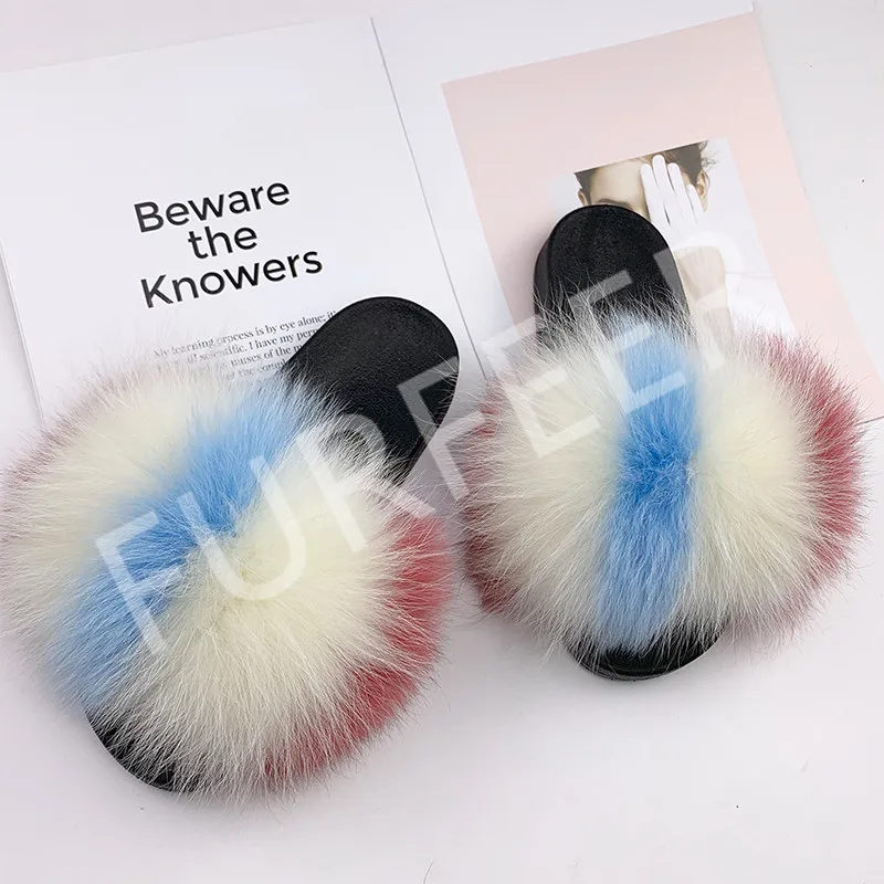 Women's Winter Indoor Warm Fox Fur Slippers Women Fur Slides Cute Fluffy Furry Flip Flops Home Shoes Outside Plush Flat Sandals
Women's Winter Indoor Warm Fox Fur Slippers Women Fur Slides Cute Fluffy Furry Flip Flops Home Shoes Outside Plush Flat Sandals