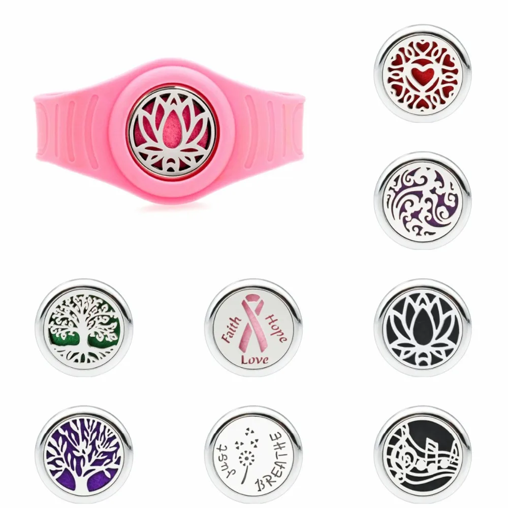 Lotus Flower Tree of Life 25mm Essential Oil Aromatherapy Perfume Diffuser Locket Watch Silicone Bangle Bracelet 10 Pads Random
Lotus Flower Tree of Life 25mm Essential Oil Aromatherapy Perfume Diffuser Locket Watch Silicone Bangle Bracelet 10 Pads Random