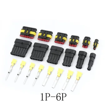20set 50set kit 1p- 6p car harness connector waterproof connector HX plug socket male female connector 2 core hole butt plug
20set 50set kit 1p- 6p car harness connector waterproof connector HX plug socket male female connector 2 core hole butt plug