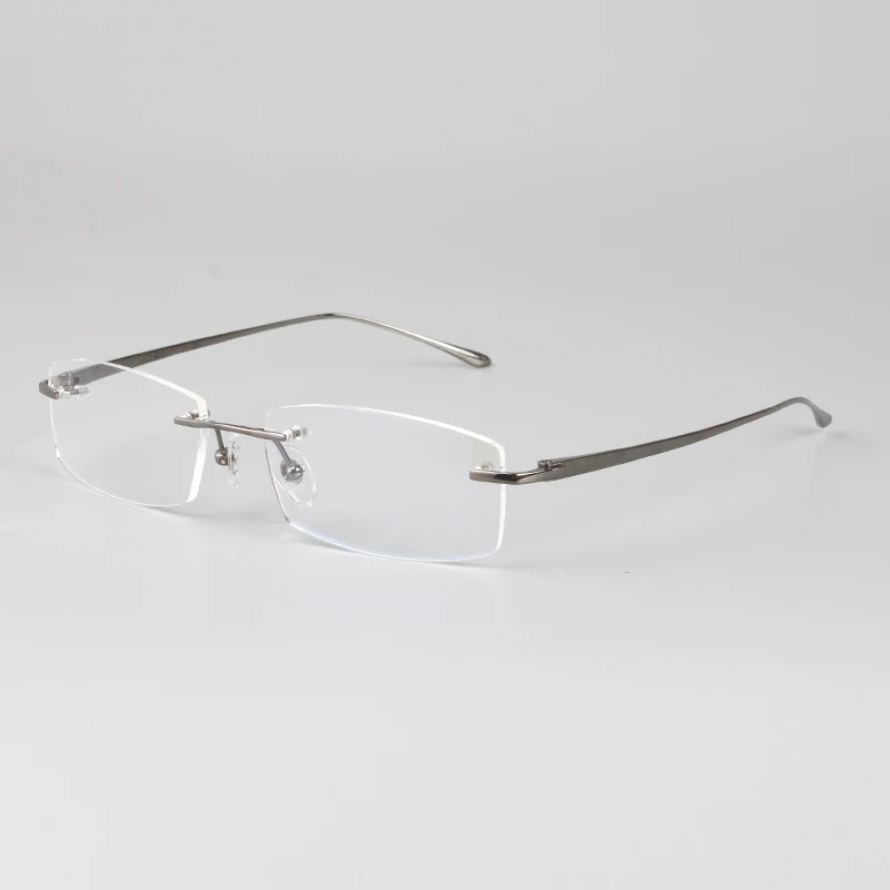 New Arrivals Business Eyewear 100% pure titanium male rimless Eyeglasses frame light weight recipe RXable #6379 size 55-17-140
New Arrivals Business Eyewear 100% pure titanium male rimless Eyeglasses frame light weight recipe RXable #6379 size 55-17-140
