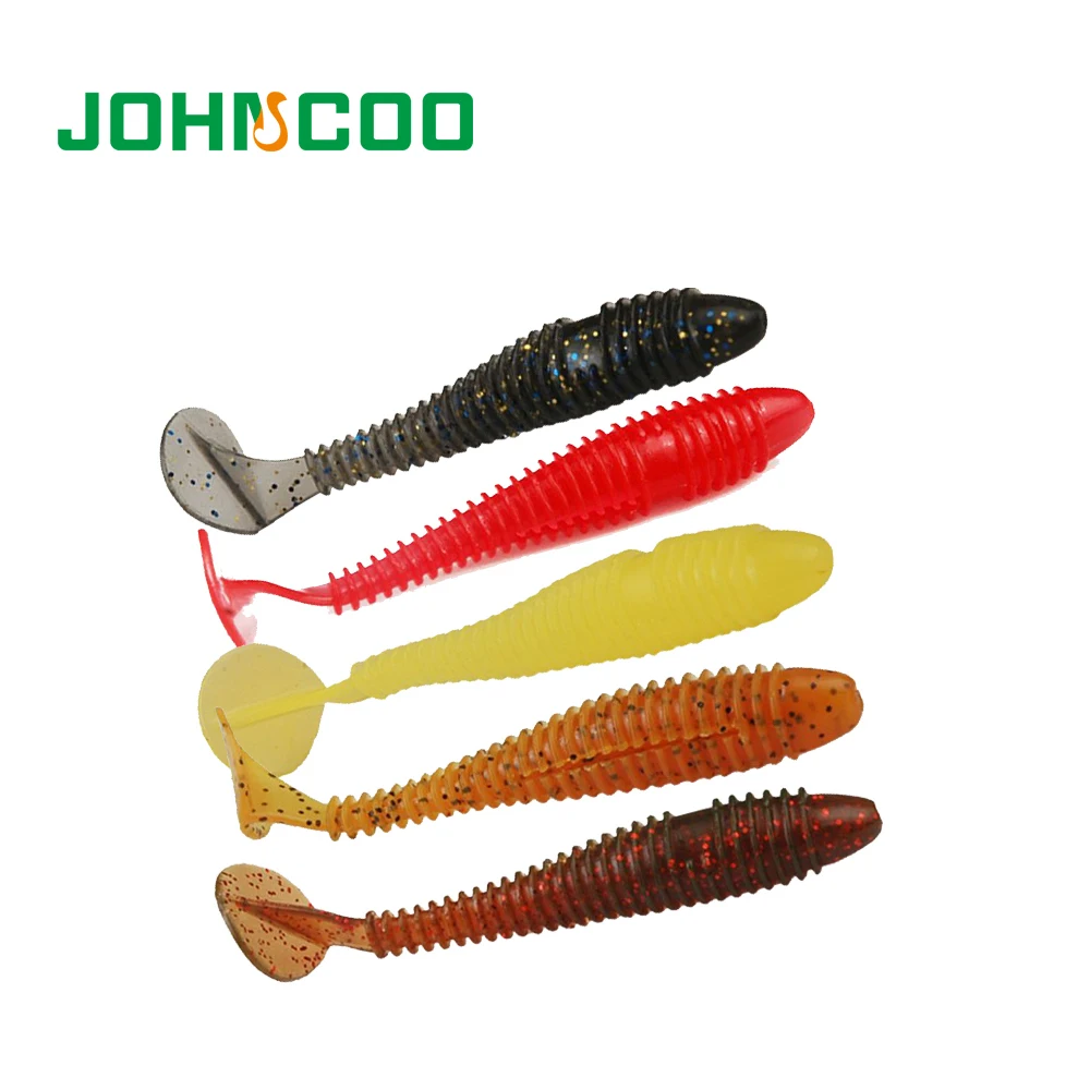 JOHNCOO Hot Sale 6pcs 75mm 3g Fishing Lure Soft Bait Silicone Grub Worm Isca Artificial Lures Soft Lure Carp Fishing Tackle
JOHNCOO Hot Sale 6pcs 75mm 3g Fishing Lure Soft Bait Silicone Grub Worm Isca Artificial Lures Soft Lure Carp Fishing Tackle