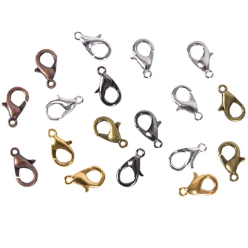 120PCS 12mm Zinc Alloy Lobster Clasp Parrot Clasps Hook Silver Antique Bronze Claw Clasp For DIY Bag Accessories
120PCS 12mm Zinc Alloy Lobster Clasp Parrot Clasps Hook Silver Antique Bronze Claw Clasp For DIY Bag Accessories