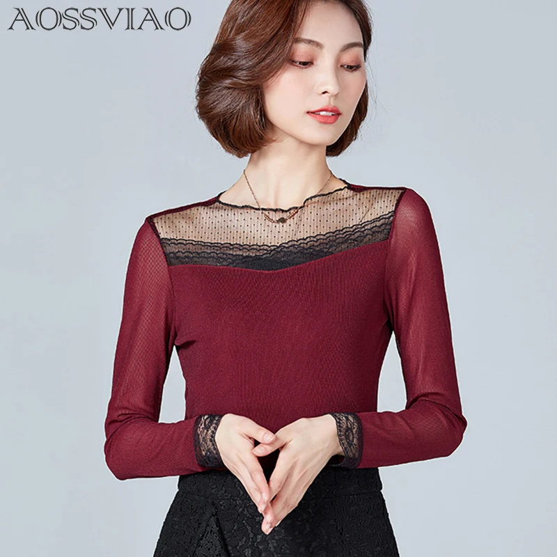 Women Blouses Lace Blouse 2019 Spring Blusa Feminina Long Sleeve Tops Fashion Chemise Femme Shirts Plus Size Camisetas Mujer
Women Blouses Lace Blouse 2019 Spring Blusa Feminina Long Sleeve Tops Fashion Chemise Femme Shirts Plus Size Camisetas Mujer