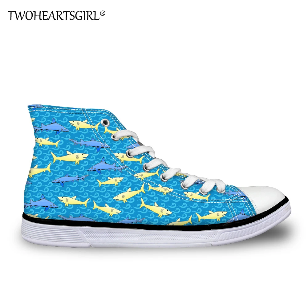Twoheartsgirl Undersea Shark High Top Canvas Shoes Fashion Women Vulcanize Shoes Lace Up Shoes Ladies Cute Ankle Canvas Shoes
Twoheartsgirl Undersea Shark High Top Canvas Shoes Fashion Women Vulcanize Shoes Lace Up Shoes Ladies Cute Ankle Canvas Shoes