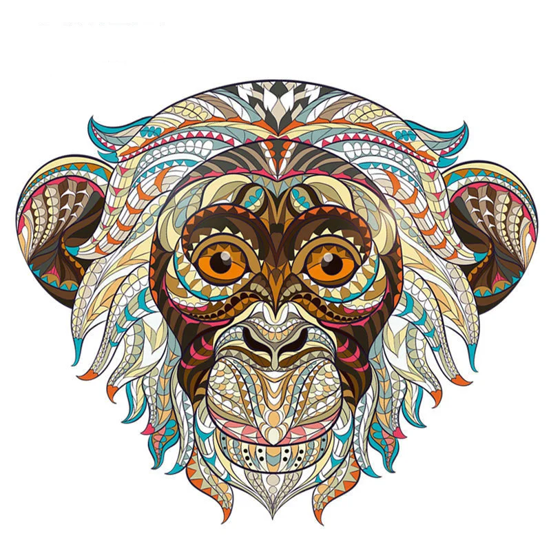 Stickers For Clothes Ethnic Monkey Patches Heat Print On T-shirt Jeans A-level Washable Patch 24*20cm
Stickers For Clothes Ethnic Monkey Patches Heat Print On T-shirt Jeans A-level Washable Patch 24*20cm