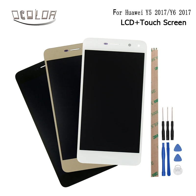 Ocolor For Huawei Y5 2017 Y6 2017 LCD Display+Touch Screen Digitizer Replacement For Huawei mya-l41 Phone+Tools Adhesive
Ocolor For Huawei Y5 2017 Y6 2017 LCD Display+Touch Screen Digitizer Replacement For Huawei mya-l41 Phone+Tools Adhesive