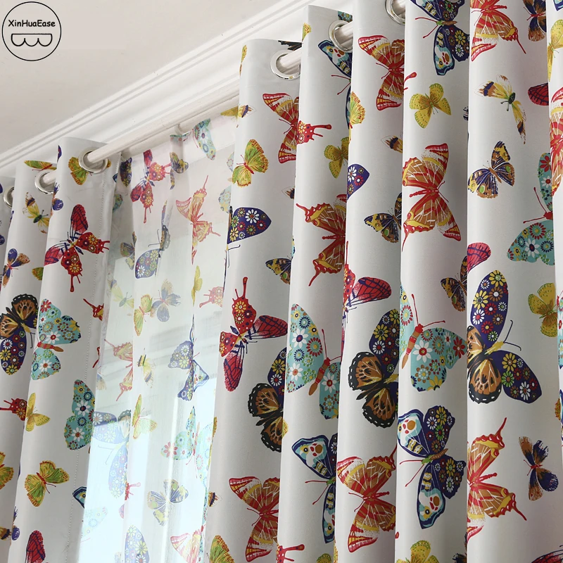 XinHuaEase Butterfly Print Curtain Modern Blackout Curtains for Living Room Bedroom Window Sheer Cortina in the Nursery Finished
XinHuaEase Butterfly Print Curtain Modern Blackout Curtains for Living Room Bedroom Window Sheer Cortina in the Nursery Finished