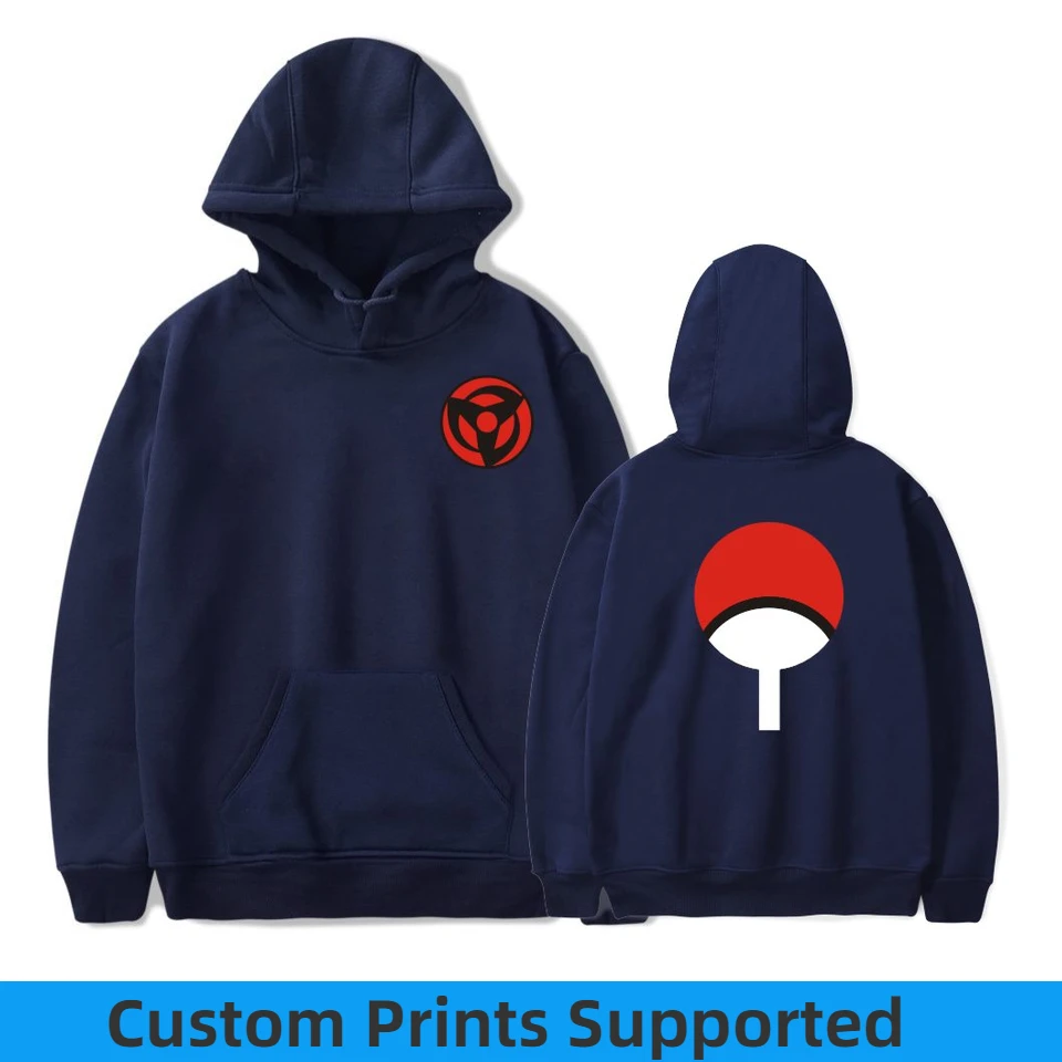 Толстовка Наруто Uchiha Syaringan с капюшоном для мальчиков модная одежда Hokage Ninjia мужчин