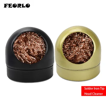 FEORLO Anti-static Soldering Welding Solder Iron Tip Head Cleaner Steel Wire with Stand Set Iron Mouth Cleaners
FEORLO Anti-static Soldering Welding Solder Iron Tip Head Cleaner Steel Wire with Stand Set Iron Mouth Cleaners