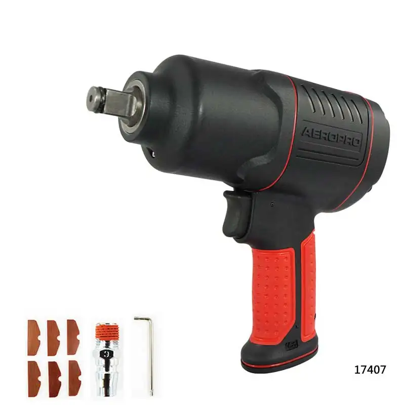 Pneumatic Impact Wrench 1/2" Pneumatic Gun Air Pressure Wrench Tool Torque 450ft-lb
Pneumatic Impact Wrench 1/2" Pneumatic Gun Air Pressure Wrench Tool Torque 450ft-lb