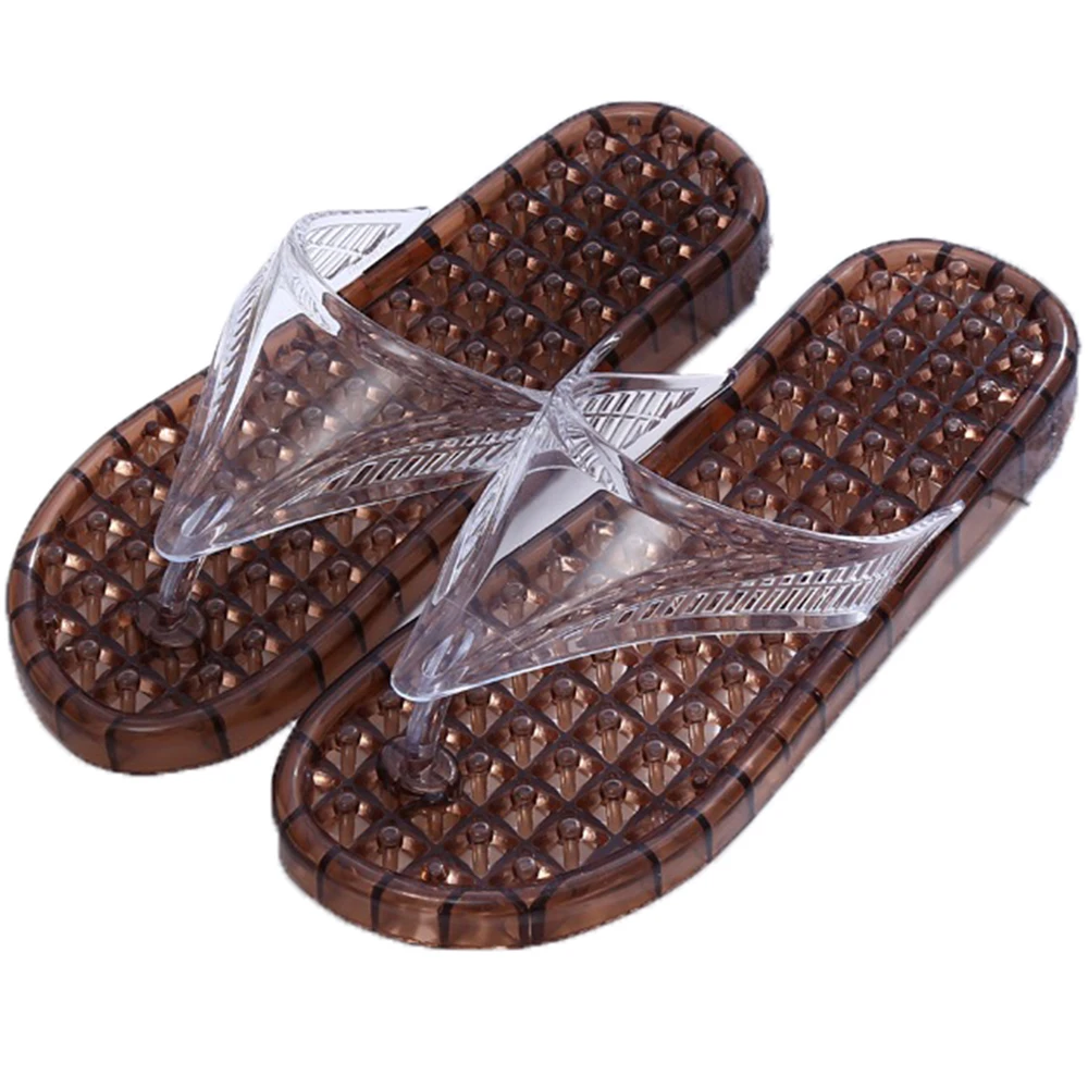 Women Sandals Massage Pain Relief Flat Slip on Women Jelly Shoes Antiskid Quick Drying Transparent Plastic Bathroom Slippers
Women Sandals Massage Pain Relief Flat Slip on Women Jelly Shoes Antiskid Quick Drying Transparent Plastic Bathroom Slippers